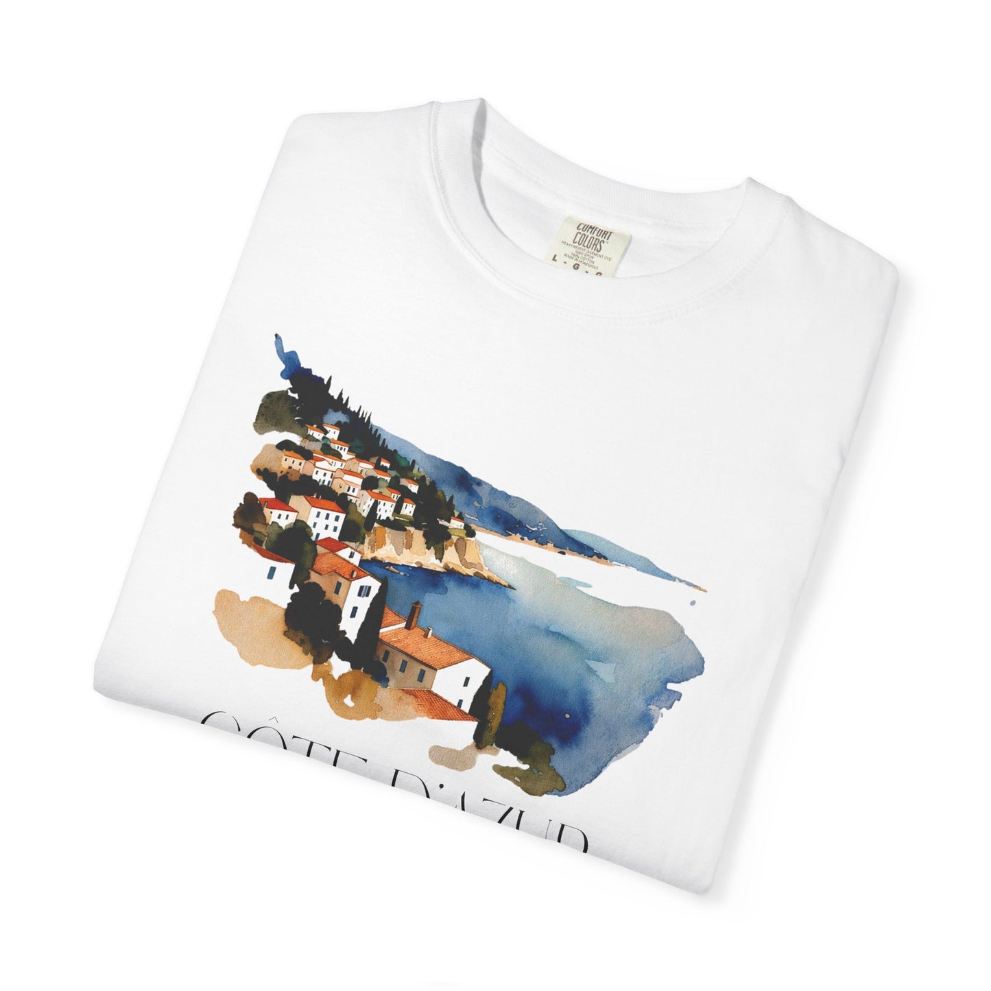 Cote D’Azur Watercolor Tee