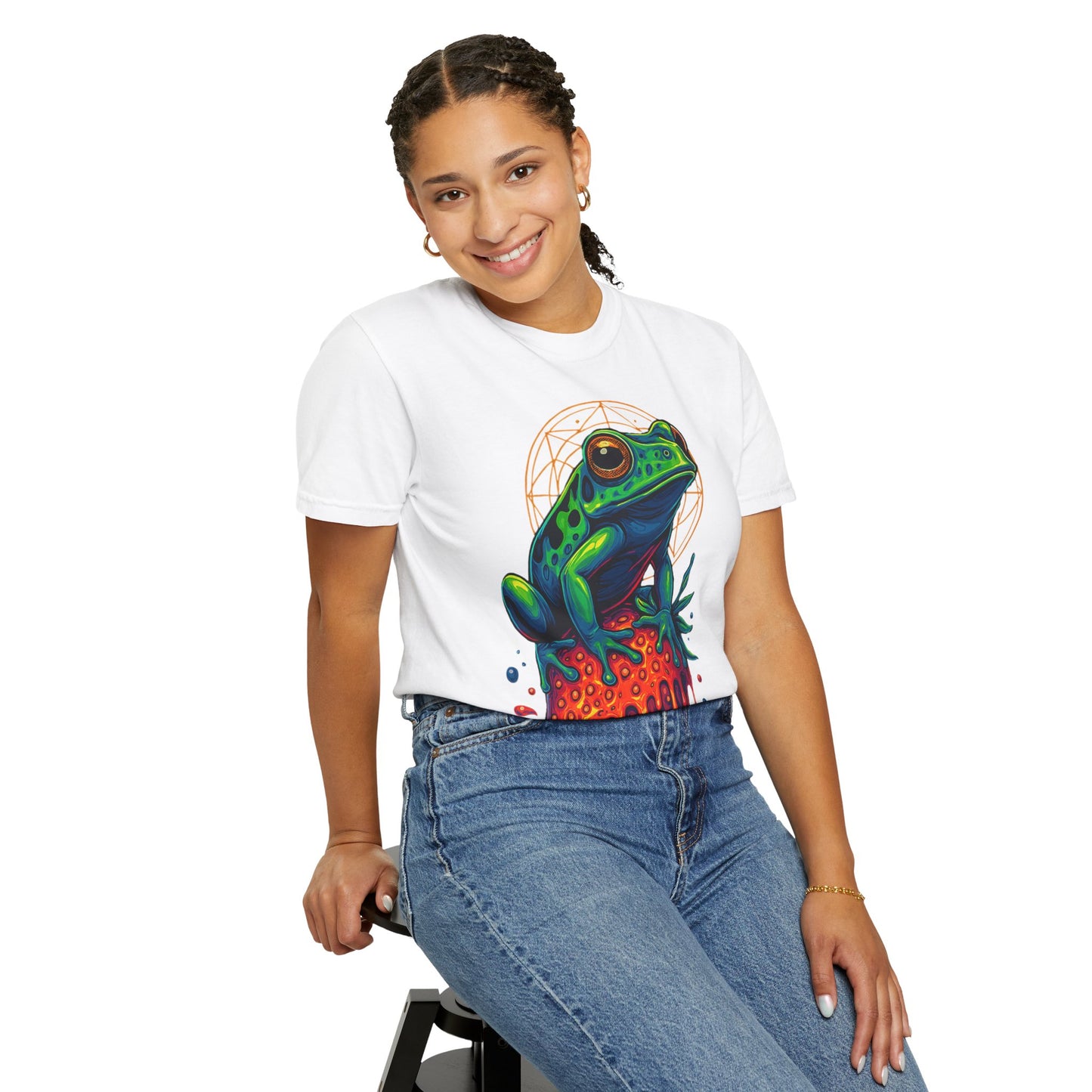 Berry Surreal Frog Tshirt