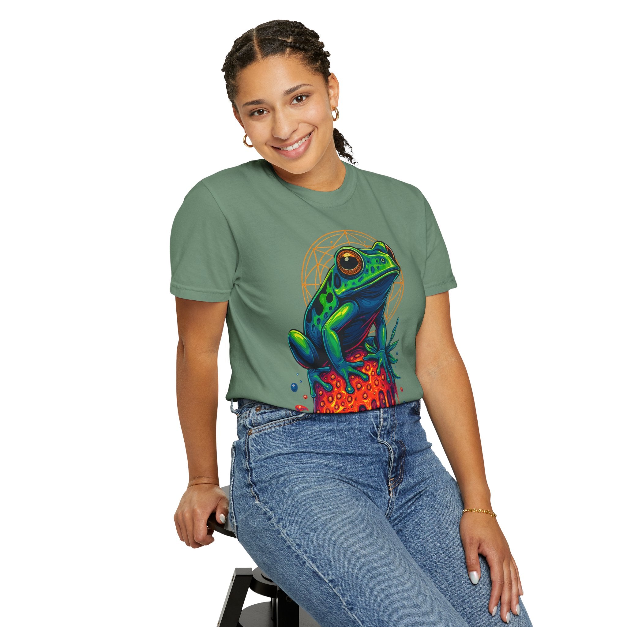 Berry Surreal Frog Tshirt