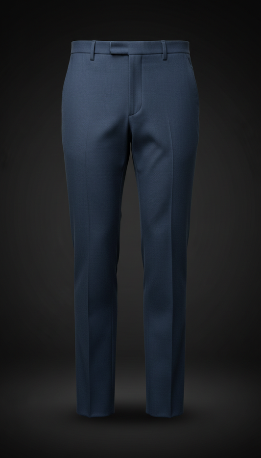 Steel Blue Tailored Trousers