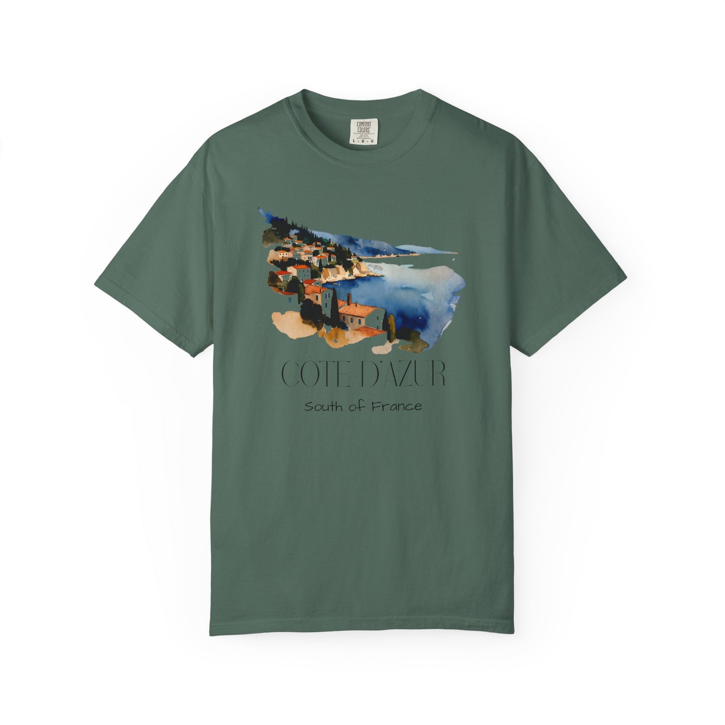 Cote D’Azur Watercolor Tee