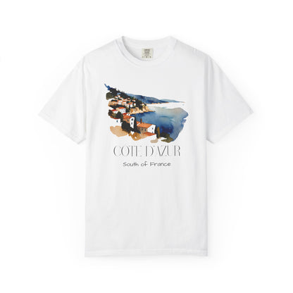 Cote D’Azur Watercolor Tee